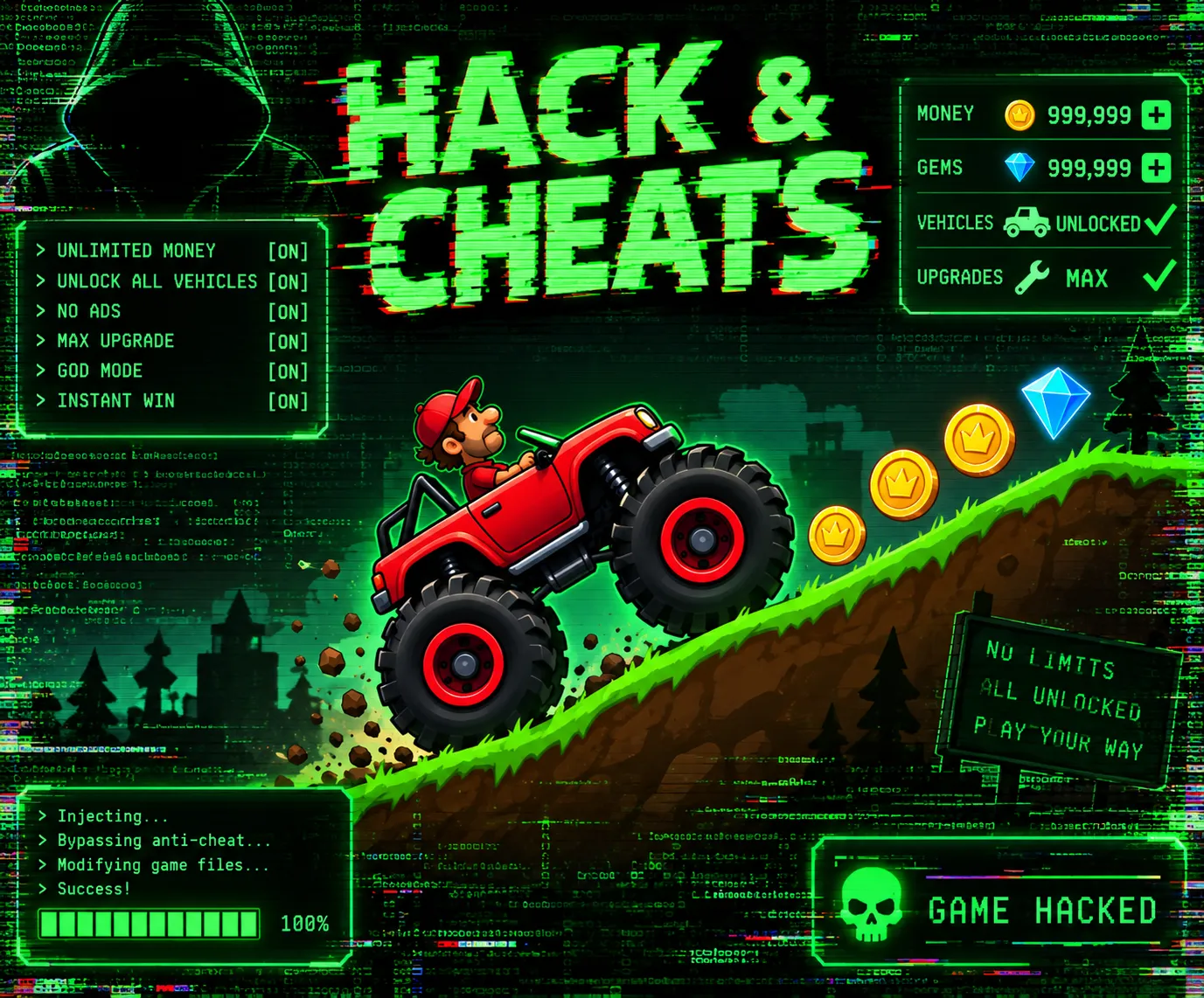 Hill Climb Racing Hack: Complete Guide to Hacked Versions (2026) 1 HCR 2 Hacks & Cheats